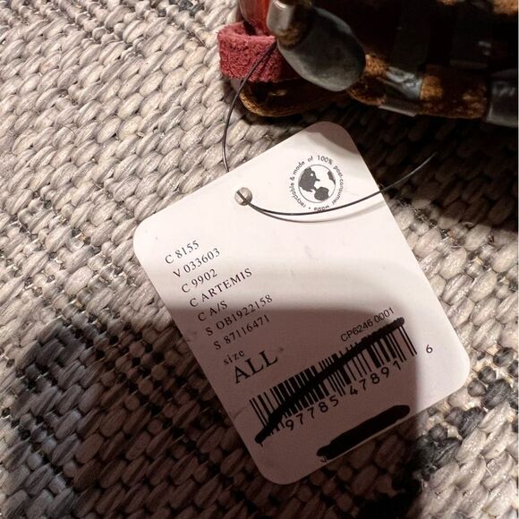 Free People Bonita Leather Wrap Belt in Artemis - Picture 6 of 7